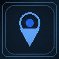 Google Maps pin icon for a showroom on the Agra-Kanpur highway near Karhal, Mainpuri