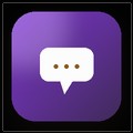 Transparent client communication icon for Basti web design clients