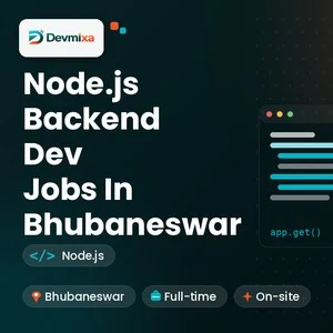 Node.js Backend Developer jobs in Bhubaneswar